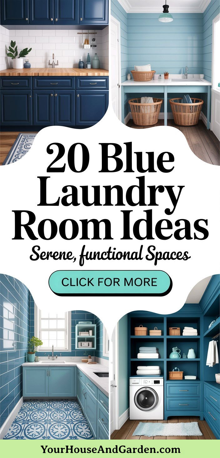 20 Blue Laundry Room Ideas Serene and Functional Space Designs
