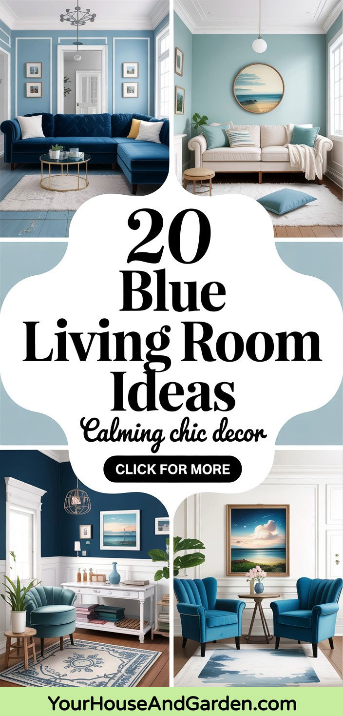 20 Blue Living Room Ideas Calming and Chic Decor Inspirations