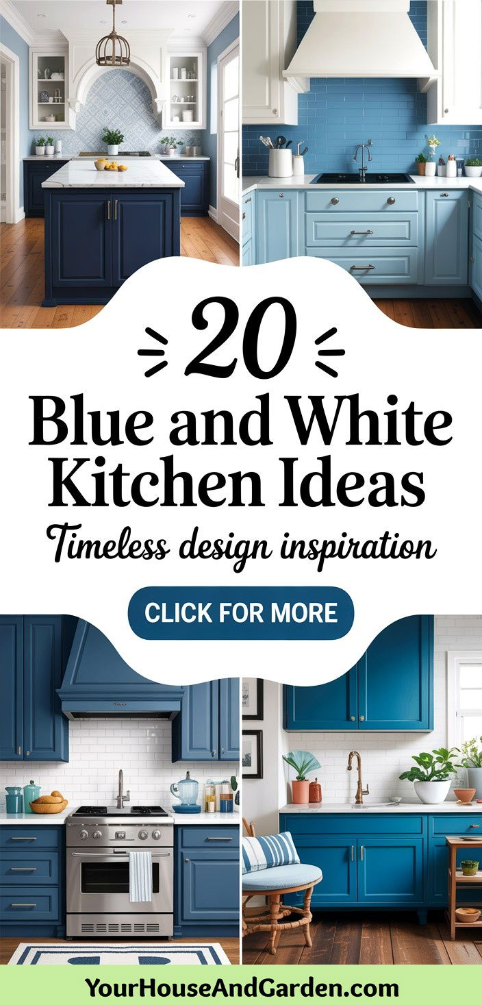 20 Blue and White Kitchen Ideas Timeless Design Inspiration