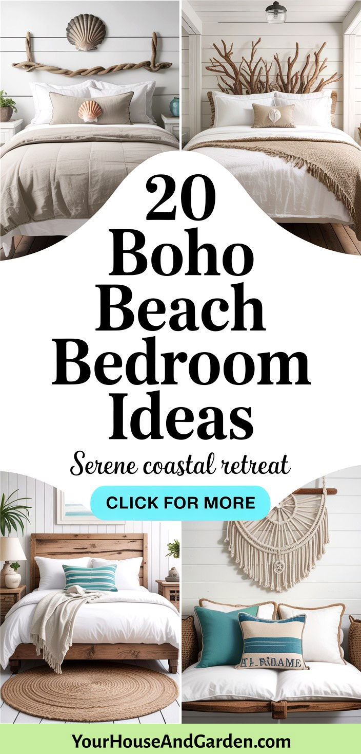 20 Boho Beach Bedroom Ideas for a Serene Coastal Retreat - 20 Boho Beach Bedroom Ideas for a Serene Coastal Retreat