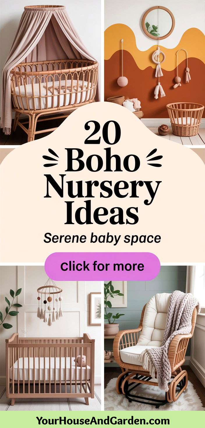 20 Boho Nursery Ideas for a Serene Natural Baby Space - 20 Boho Nursery Ideas for a Serene, Natural Baby Space