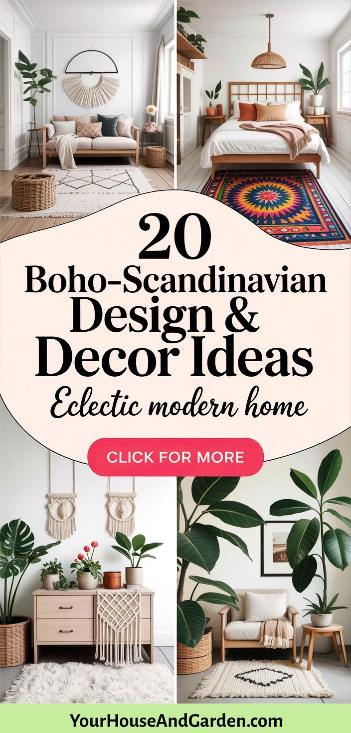 20 Boho-Scandinavian Design and Decor Ideas for Eclectic Homes - 20 Boho-Scandinavian Design & Decor Ideas for Eclectic Homes