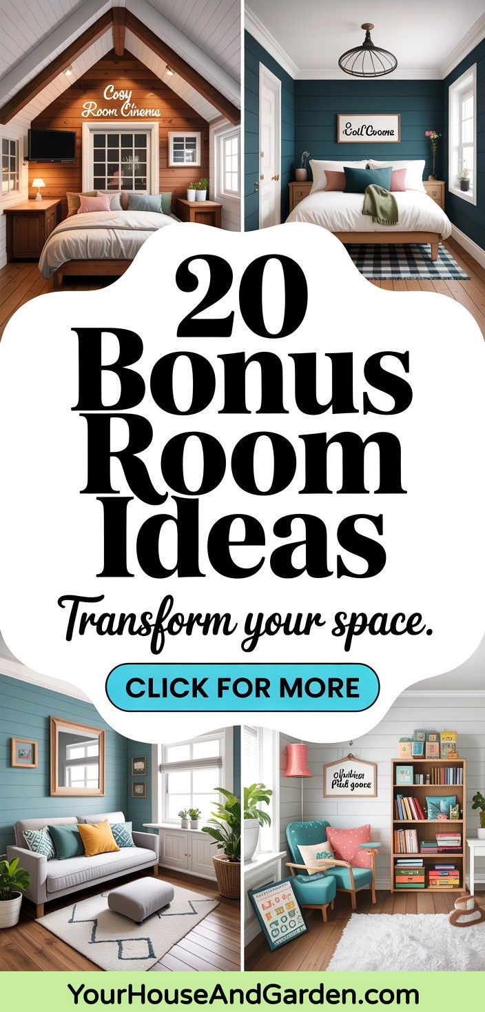 20 Bonus Room Ideas Transform Unused Spaces Creatively
