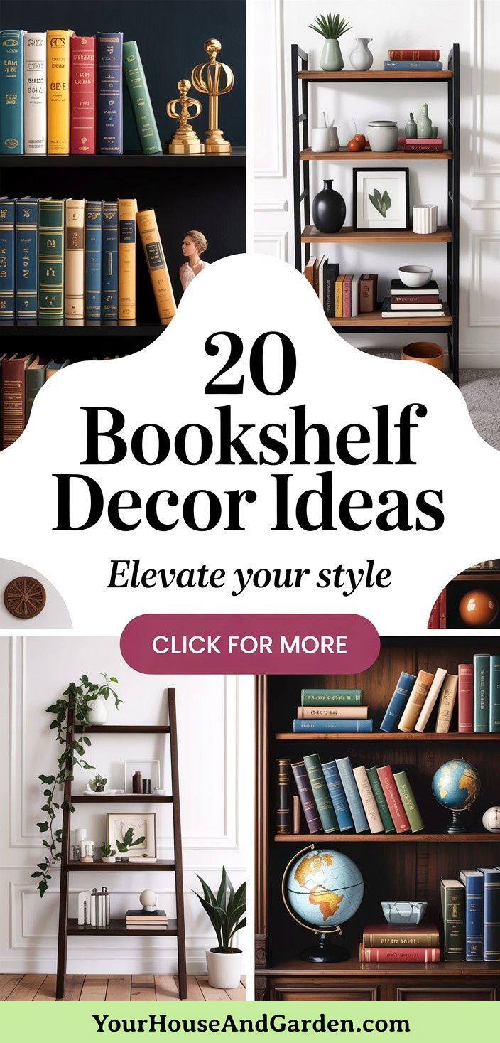 20 Bookshelf Decor Ideas to Elevate Your Homes Style - 20 Bookshelf Decor Ideas to Elevate Your Home's Style