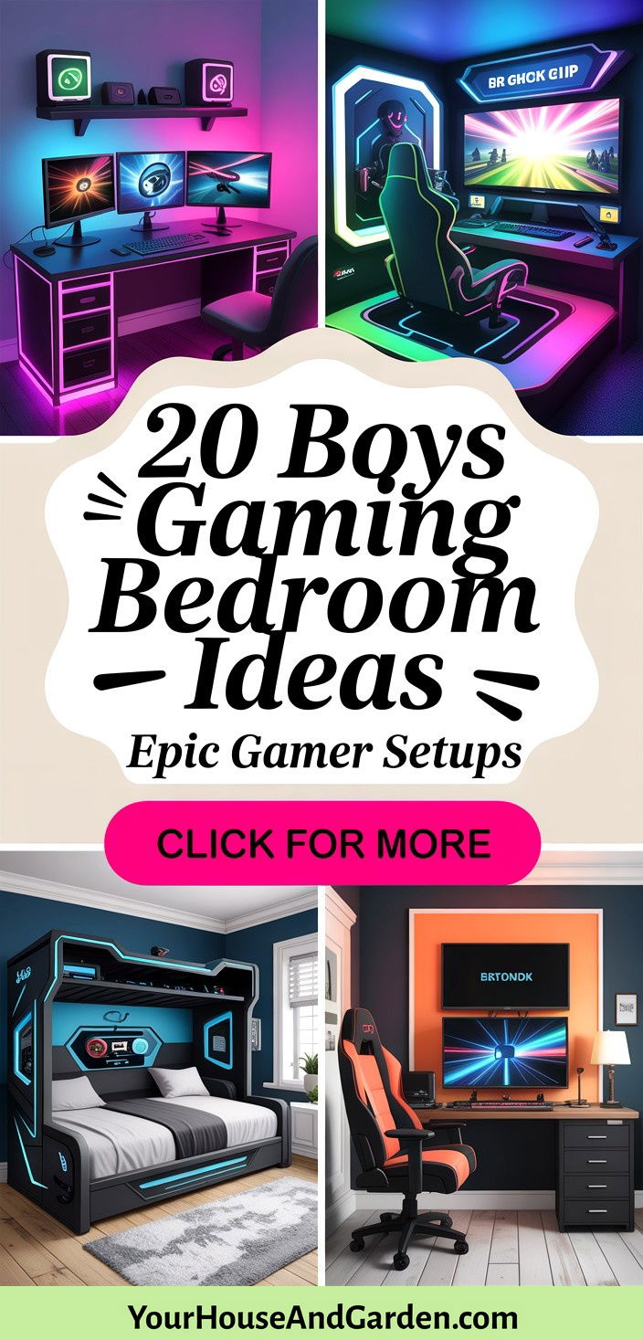 20 Boys Gaming Bedroom Ideas Epic Setups for Gamers