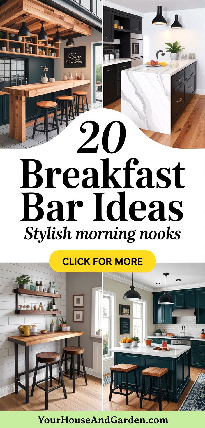 20 Breakfast Bar Ideas Stylish Kitchen Seating Solutions