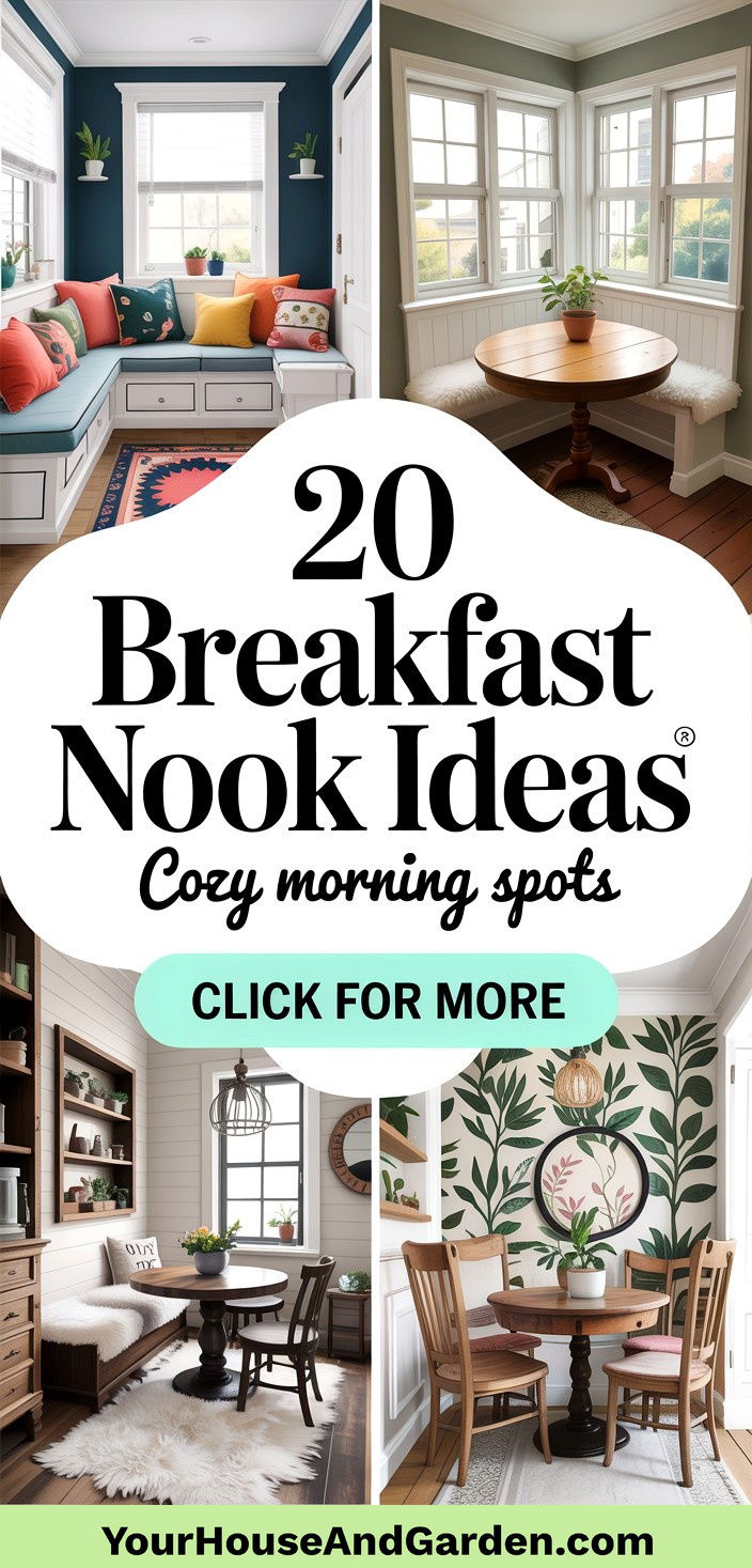 20 Breakfast Nook Ideas Cozy Dining Corners and Seating