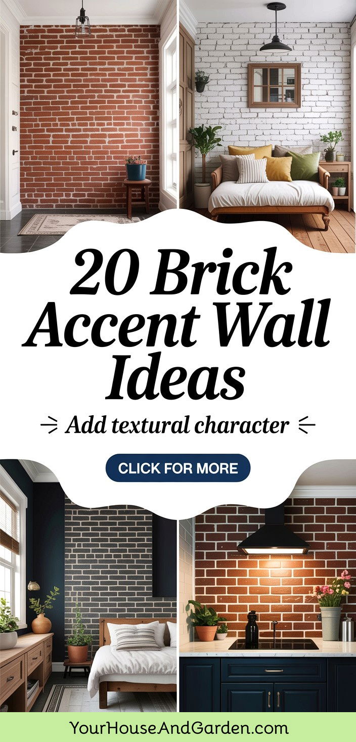 20 Brick Accent Wall Ideas Add Texture and Character
