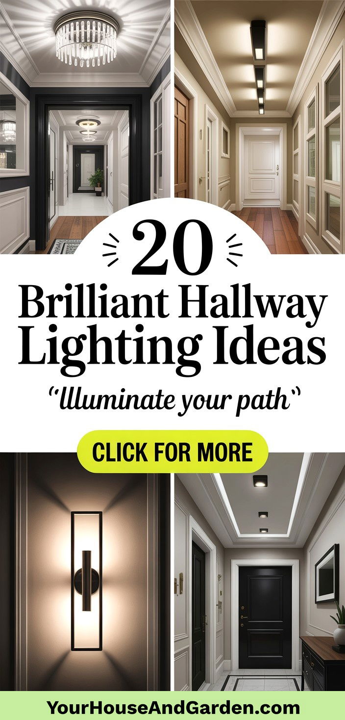 20 Brilliant Hallway Lighting Ideas to Brighten Your Home - 20 Brilliant Hallway Lighting Ideas to Brighten Your Home