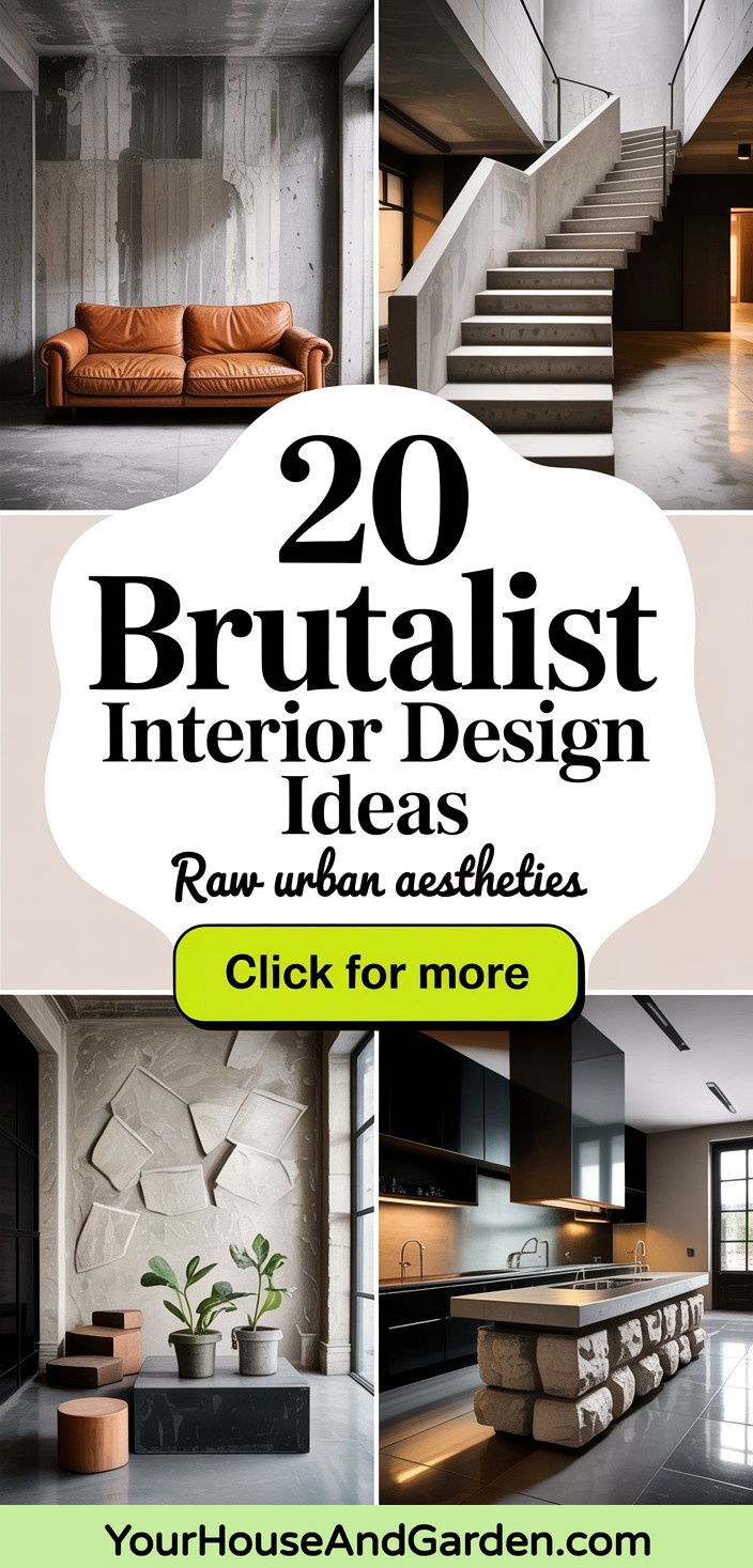 20 Brutalist Interior Design Ideas Raw and Textured Spaces