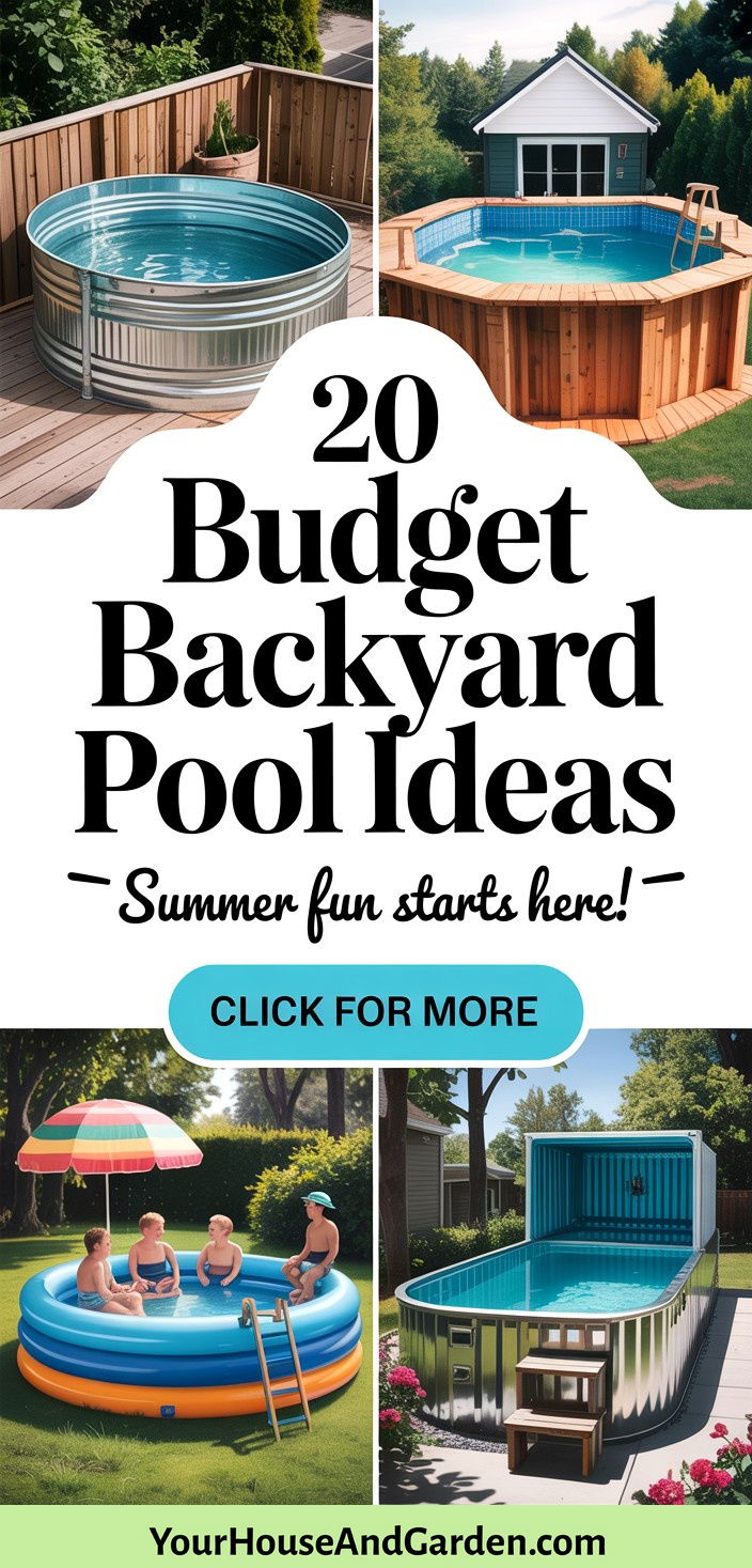 20 Budget Backyard Pool Ideas for Refreshing Summer Fun - 20 Budget Backyard Pool Ideas for Refreshing Summer Fun