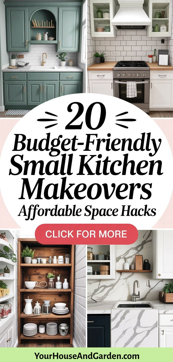20 Budget-Friendly Small Kitchen Makeovers for Cost Savings - 20 Budget-Friendly Small Kitchen Makeovers for Cost Savings