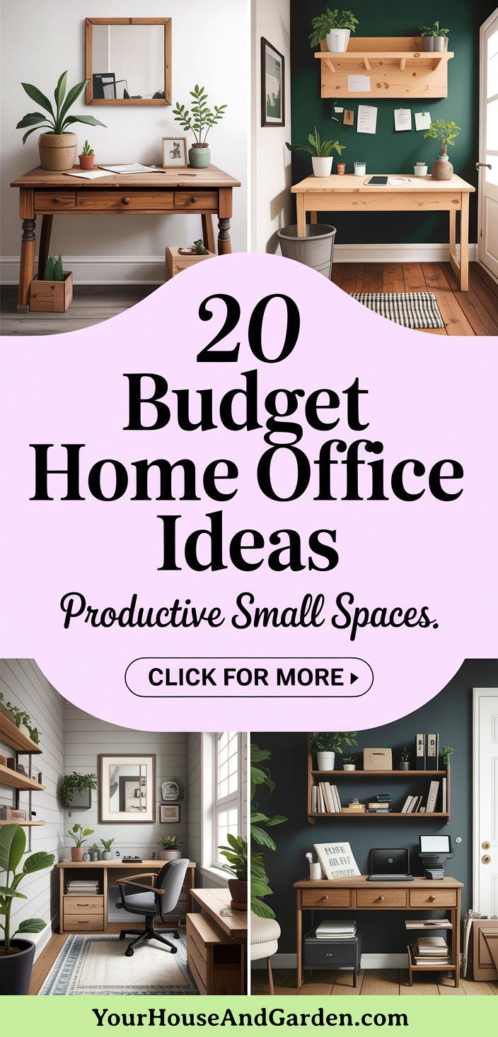 20 Budget Home Office Ideas for a Productive Workspace - 20 Budget Home Office Ideas for a Productive Workspace