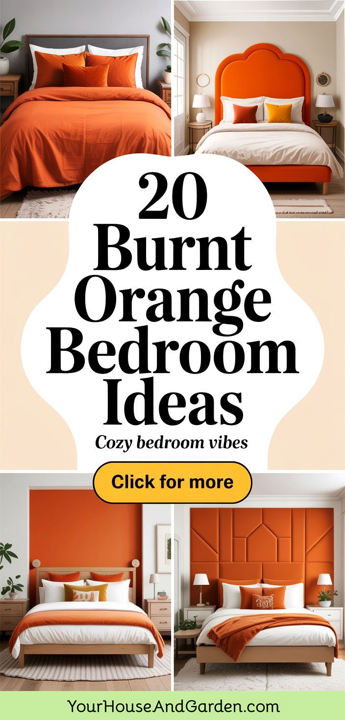 20 Burnt Orange Bedroom Ideas Warm and Inviting Spaces