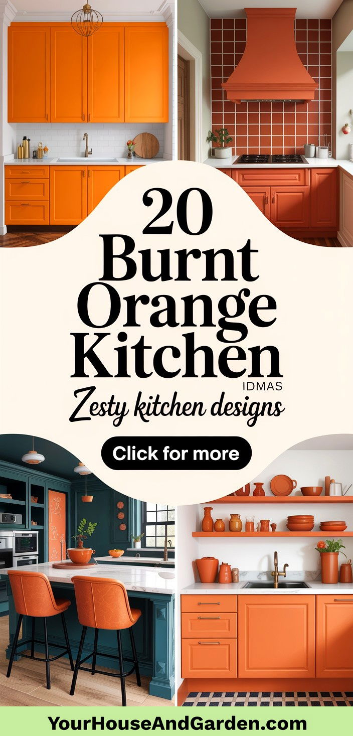 20 Burnt Orange Kitchen Ideas Warm and Inviting Designs