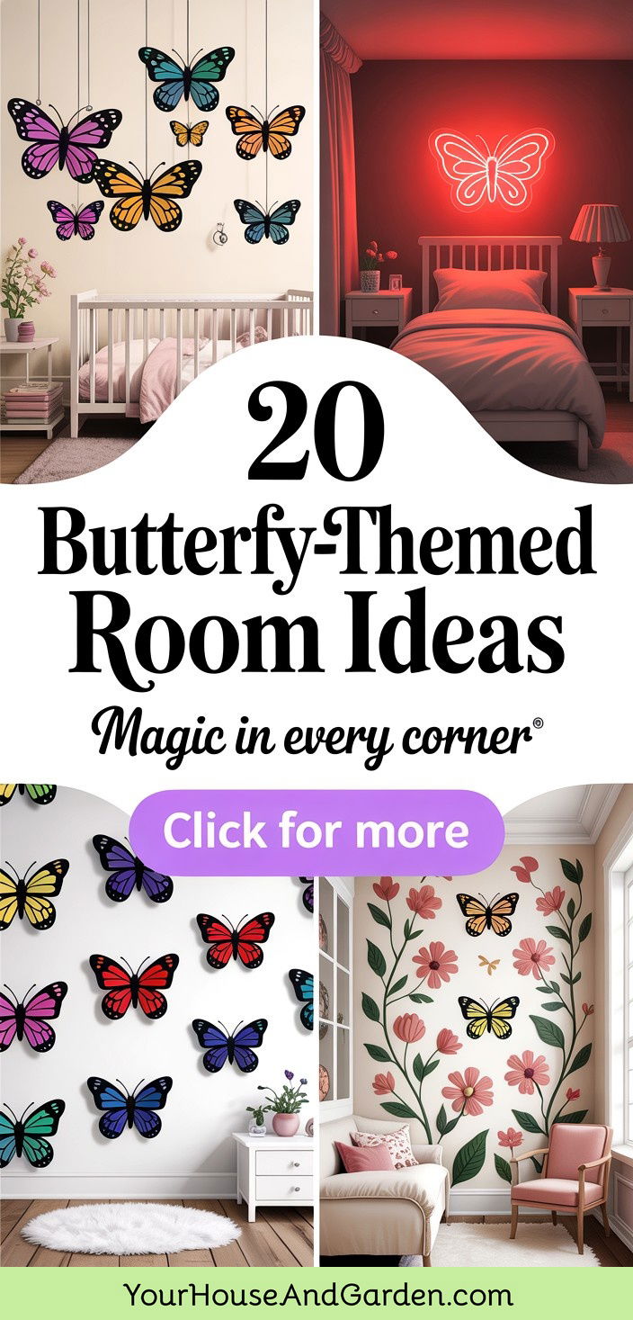 20 Butterfly-themed Room Ideas Magical Decor and Accents