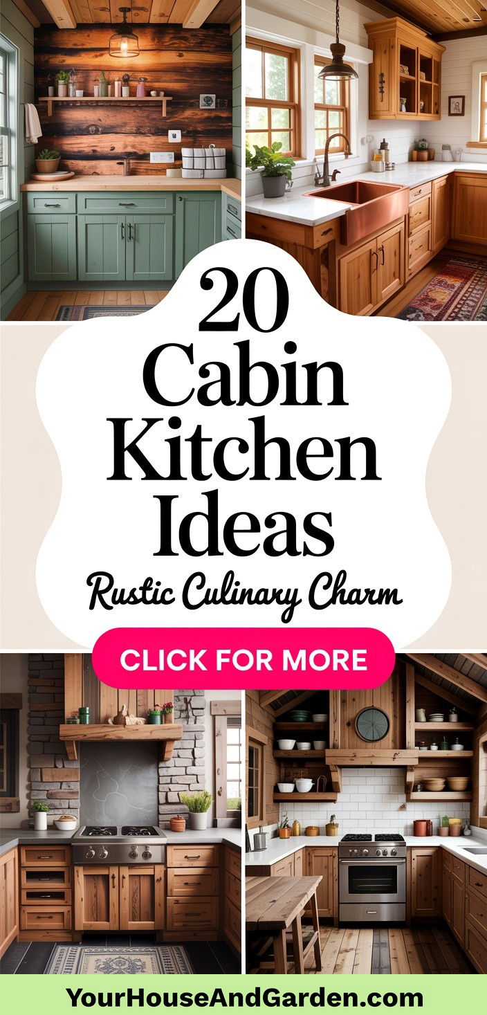 20 Cabin Kitchen Ideas Rustic Charm and Cozy Layouts