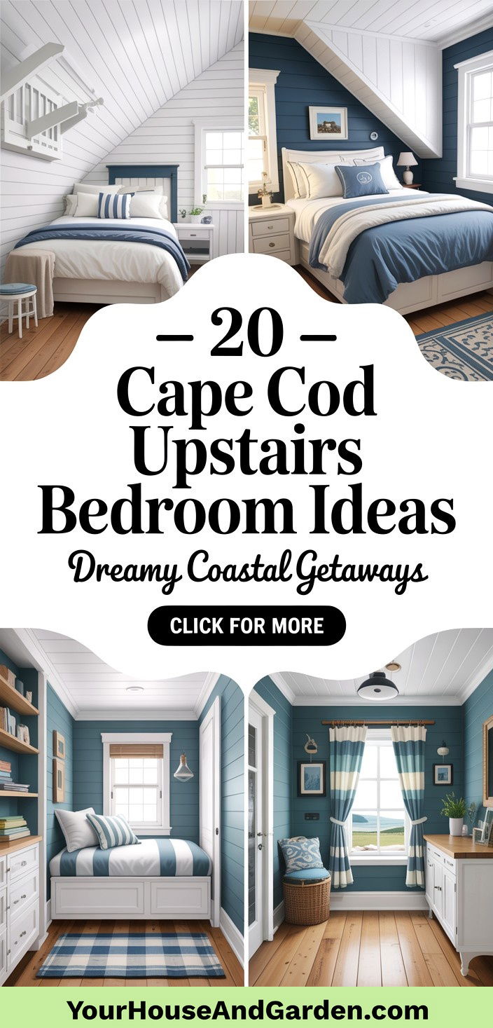 20 Cape Cod Upstairs Bedroom Ideas Coastal Getaways