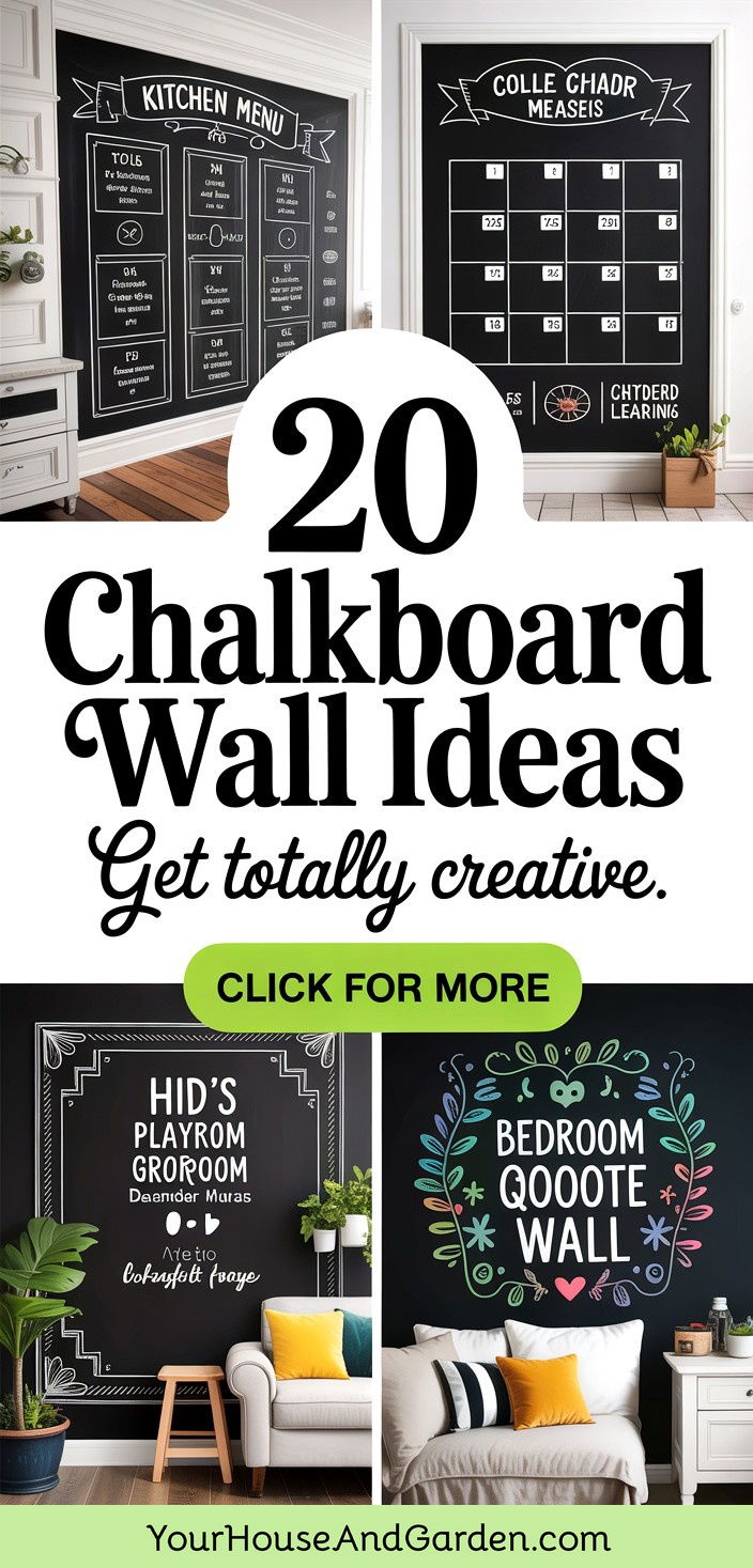 20 Chalkboard Wall Ideas for Creative Spaces and Learning - 20 Chalkboard Wall Ideas for Creative Spaces and Learning