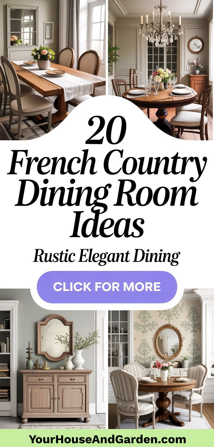 20 Charming French Country Dining Room Design Inspirations - 20 Charming French Country Dining Room Design Inspirations