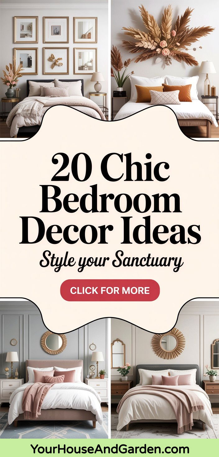 20 Chic Bedroom Decor Ideas to Refresh Your Personal Space - 20 Chic Bedroom Decor Ideas to Refresh Your Personal Space
