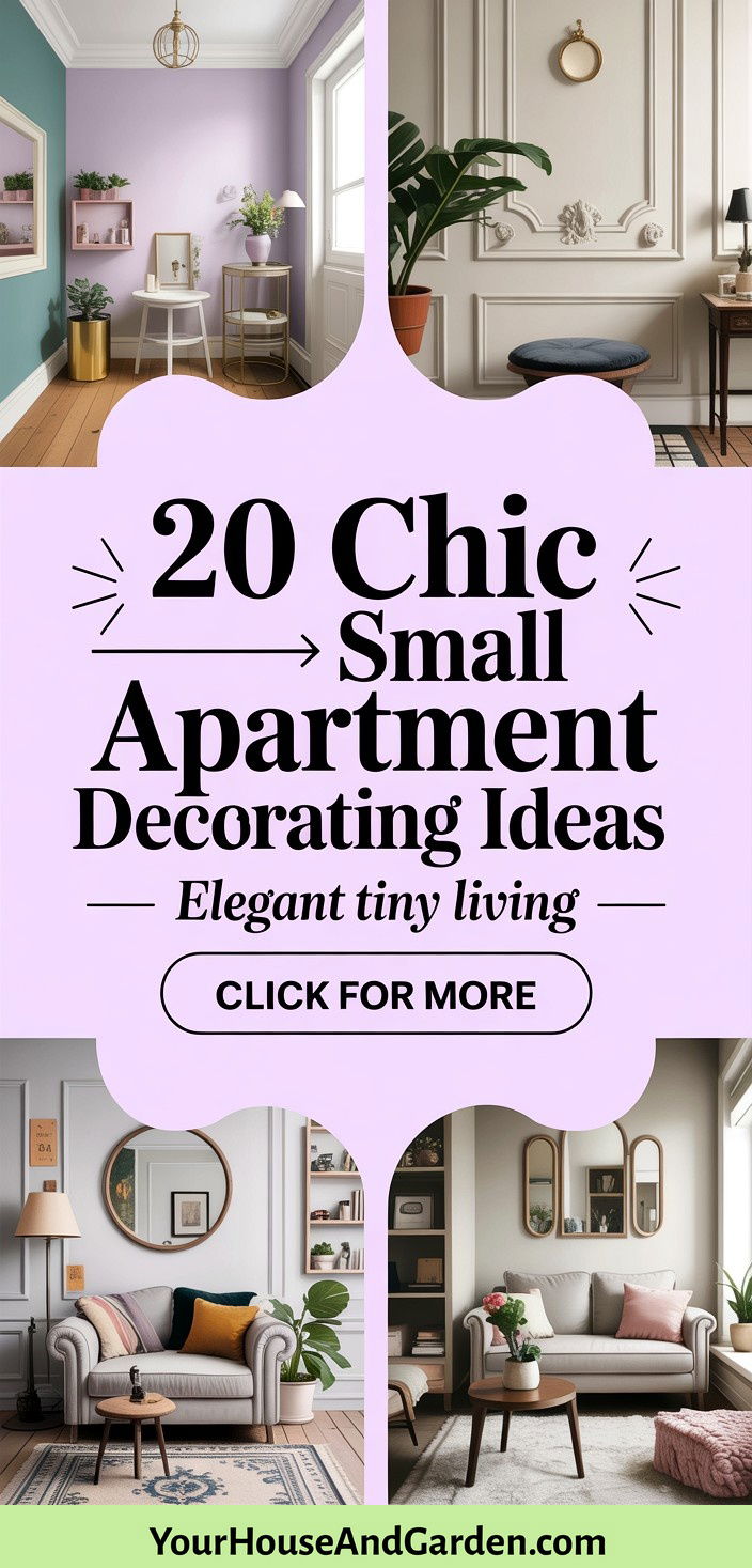 20 Chic Small Apartment Decorating Ideas for Style - 20 Chic Small Apartment Decorating Ideas for Style