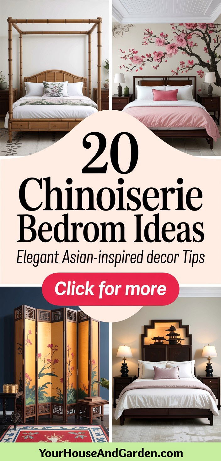 20 Chinoiserie Bedroom Ideas Elegant Asian-Inspired Decor Tips