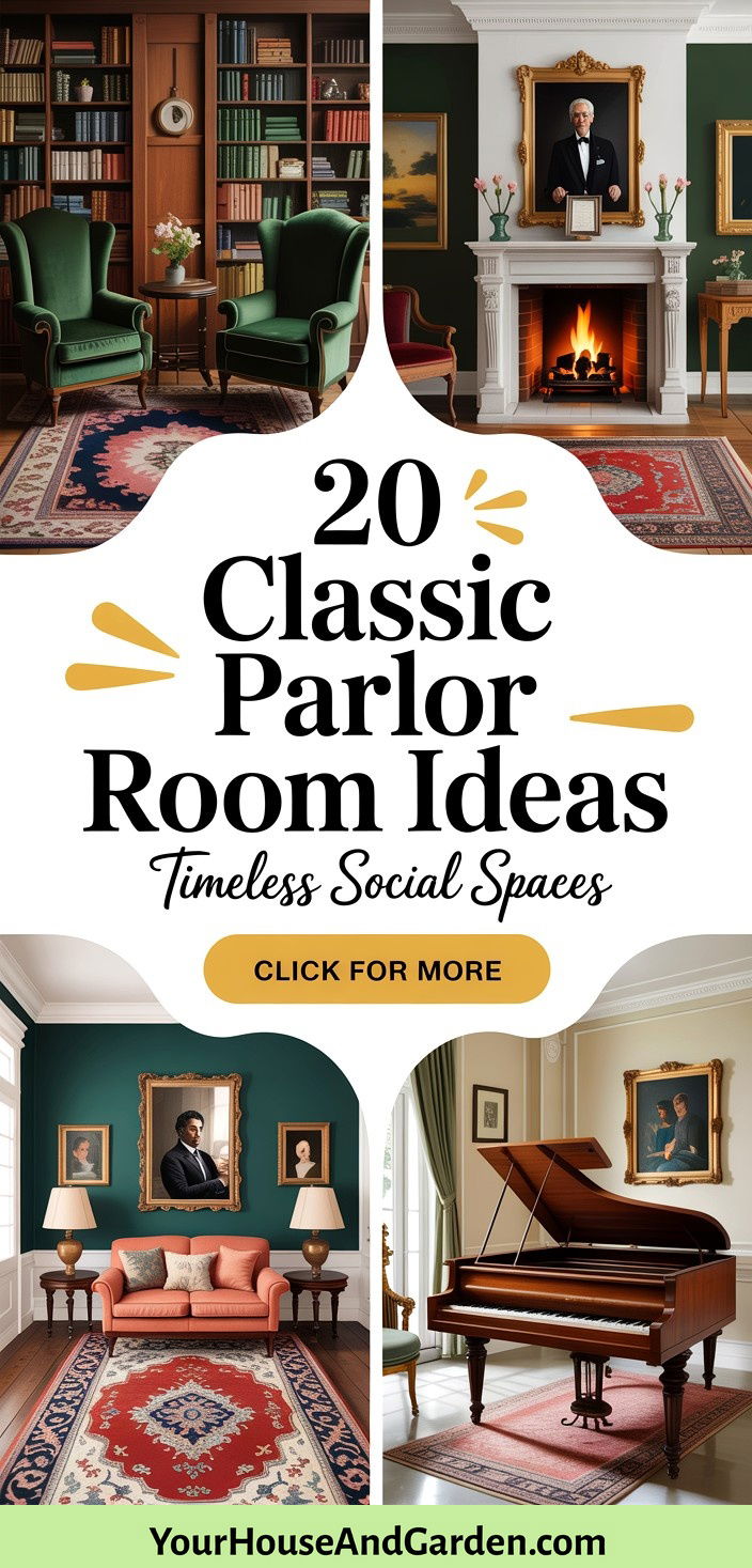 20 Classic Parlor Room Ideas for Sophisticated Living - 20 Classic Parlor Room Ideas for Sophisticated Living
