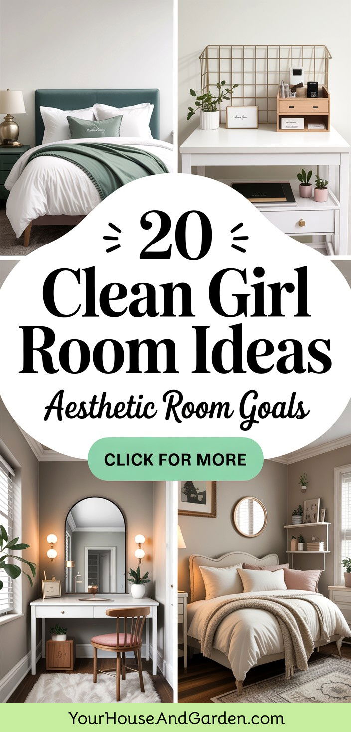 20 Clean Girl Room Ideas Minimalist and Aesthetic Decor Inspiration