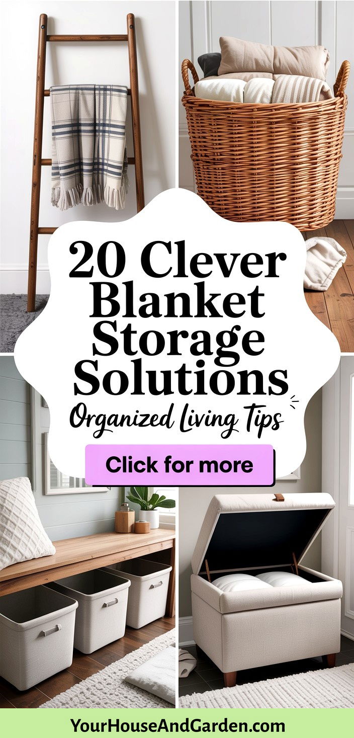 20 Clever Blanket Storage Solutions for Organized Living - 20 Clever Blanket Storage Solutions for Organized Living