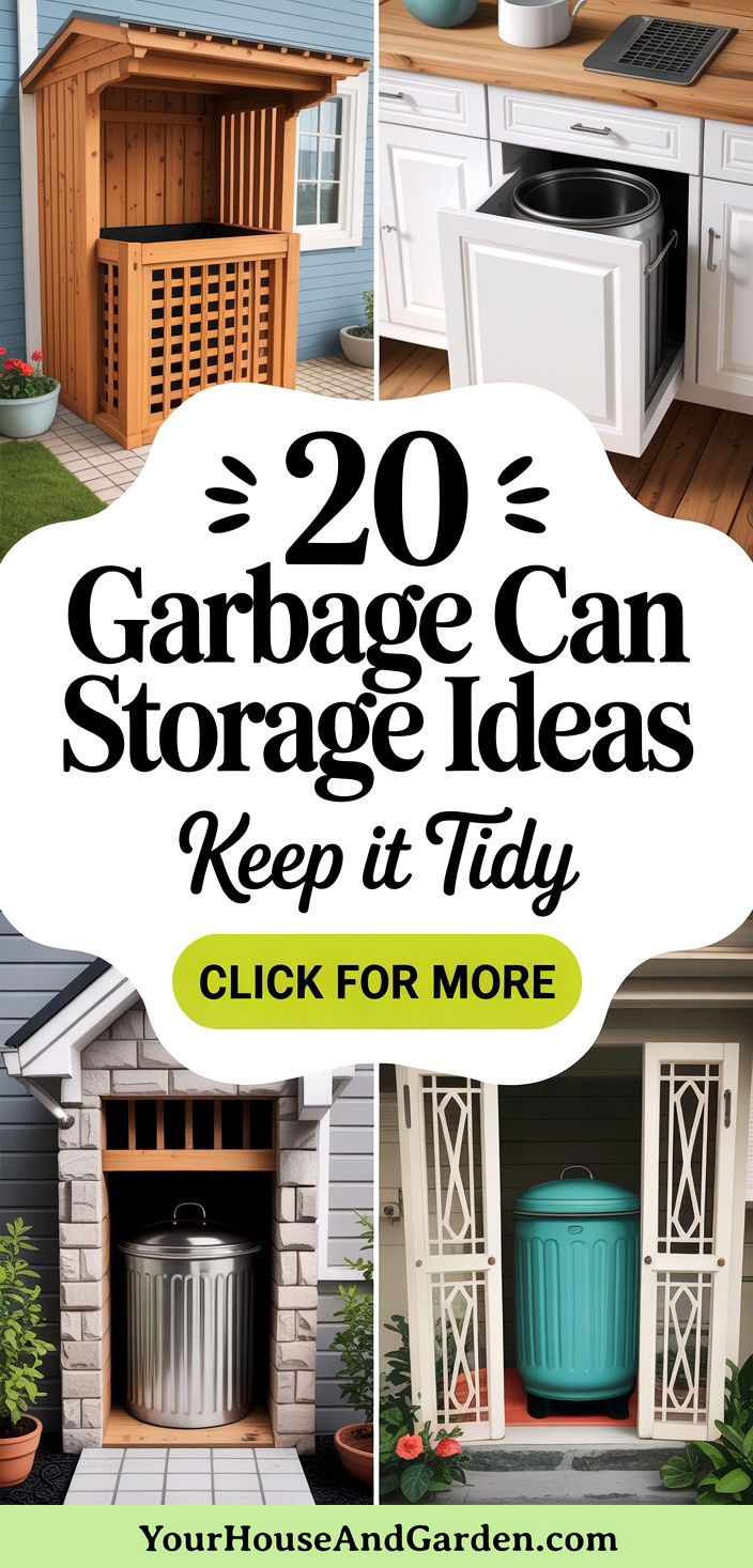 20 Clever Garbage Can Storage Ideas for a Tidy Home - 20 Clever Garbage Can Storage Ideas for a Tidy Home