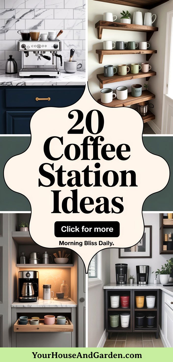 20 Coffee Station Ideas for Organized Caffeine Bliss - 20 Coffee Station Ideas for Organized Caffeine Bliss
