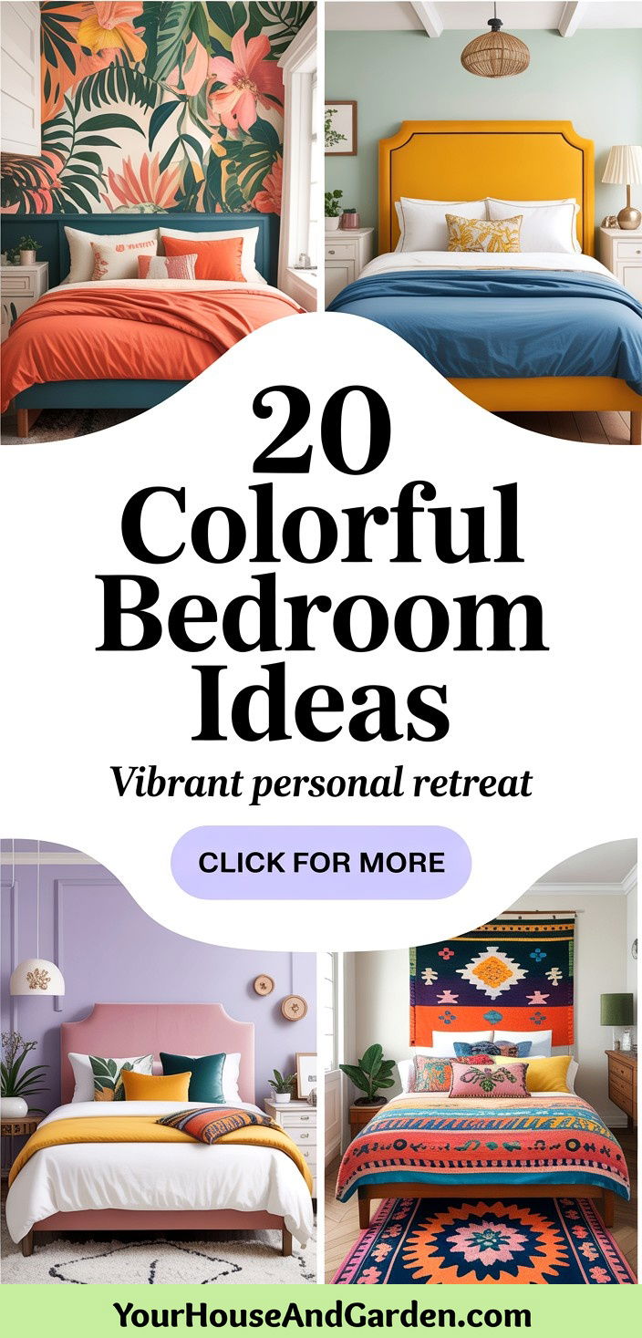 20 Colorful Bedroom Ideas for a Vibrant Personal Retreat - 20 Colorful Bedroom Ideas for a Vibrant Personal Retreat