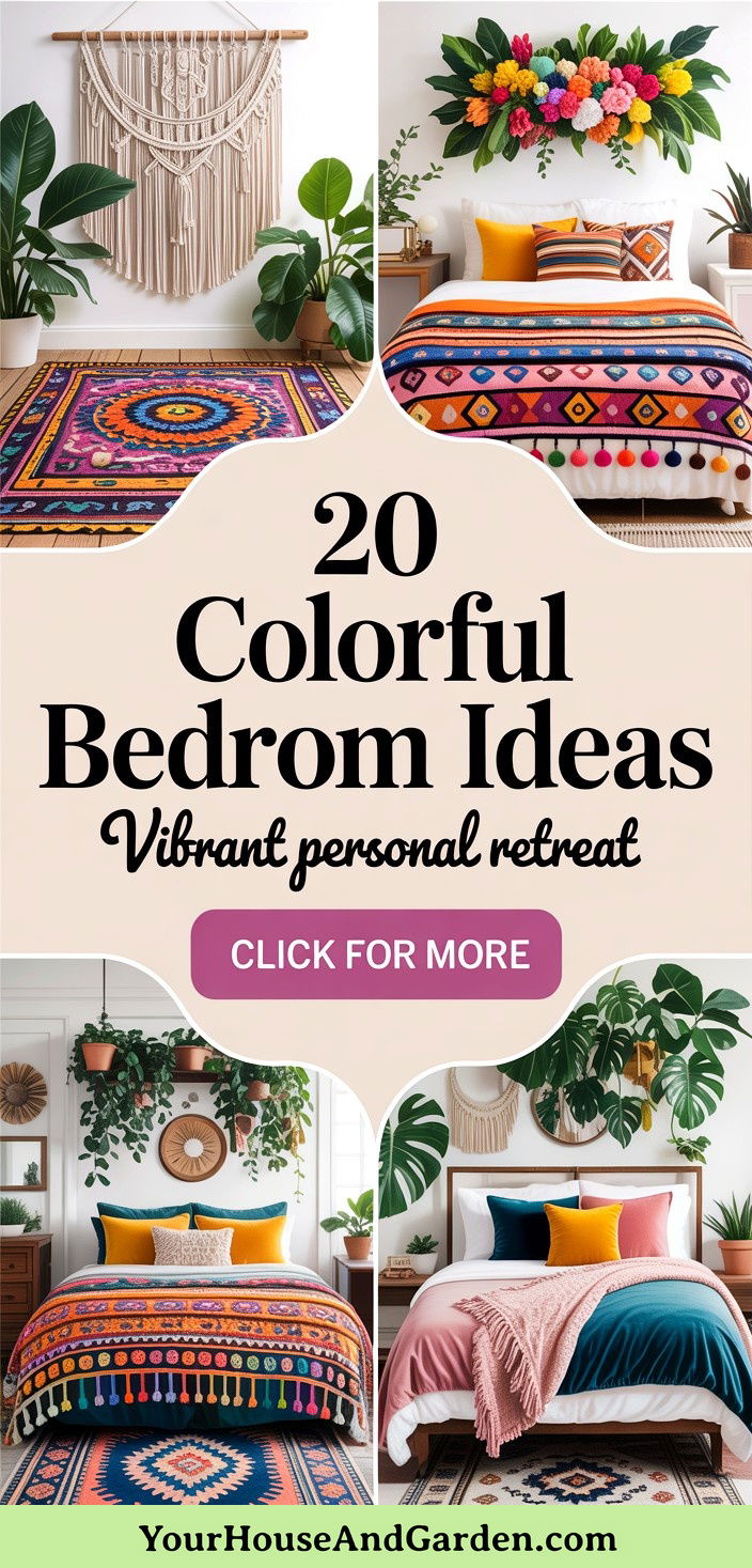 20 Colorful Boho Bedroom Ideas for Vibrant Personal Retreats - 20 Colorful Boho Bedroom Ideas for Vibrant Personal Retreats