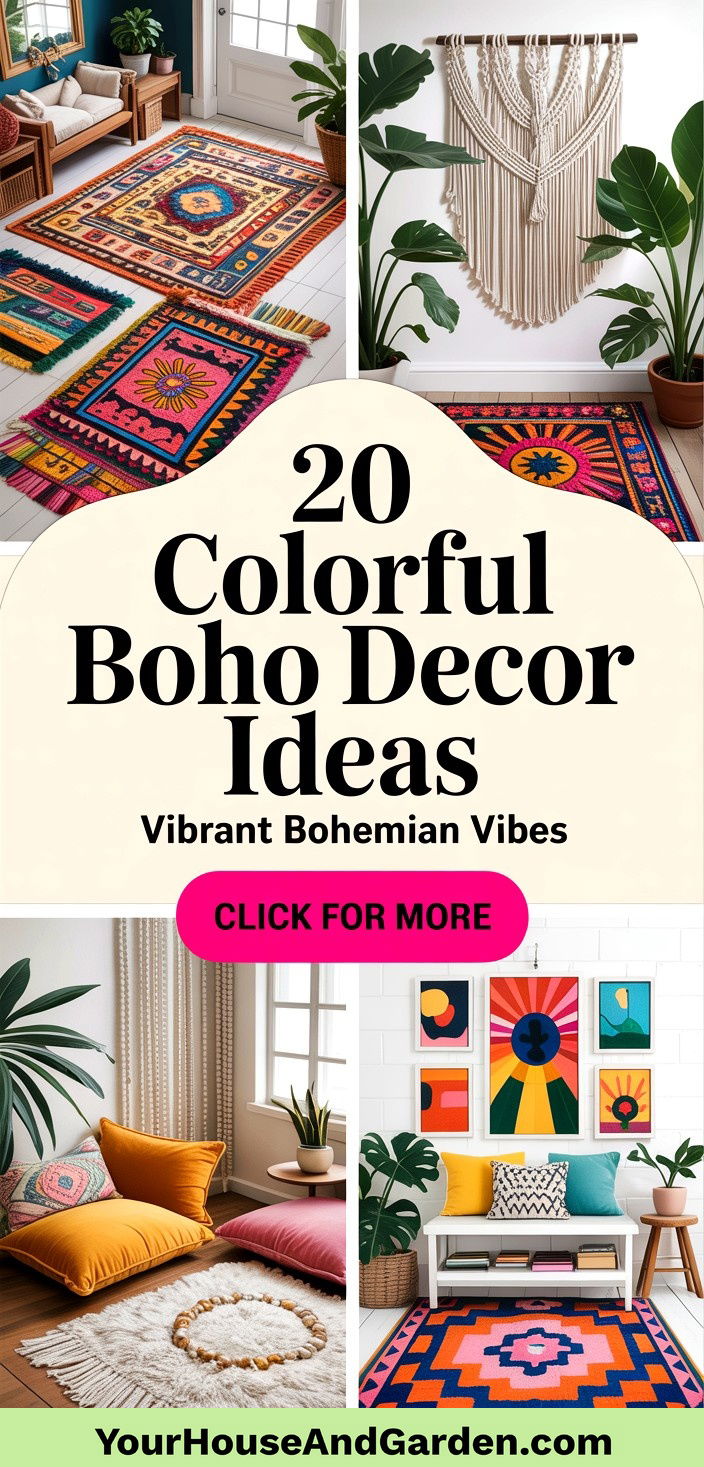20 Colorful Boho Decor Ideas for Vibrant Bohemian Homes - 20 Colorful Boho Decor Ideas for Vibrant Bohemian Homes