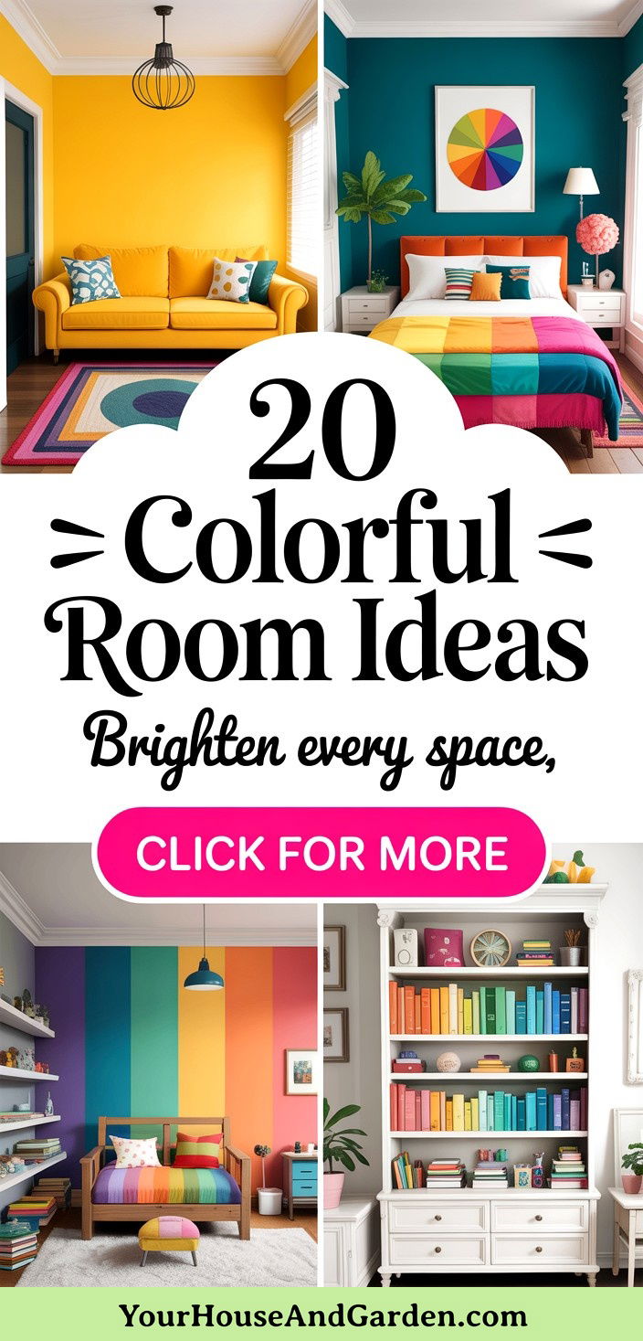 20 Colorful Room Ideas to Brighten Every Home Space - 20 Colorful Room Ideas to Brighten Every Home Space