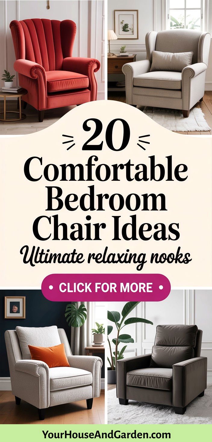20 Comfortable Bedroom Chair Ideas for Relaxation - 20 Comfortable Bedroom Chair Ideas for Relaxation