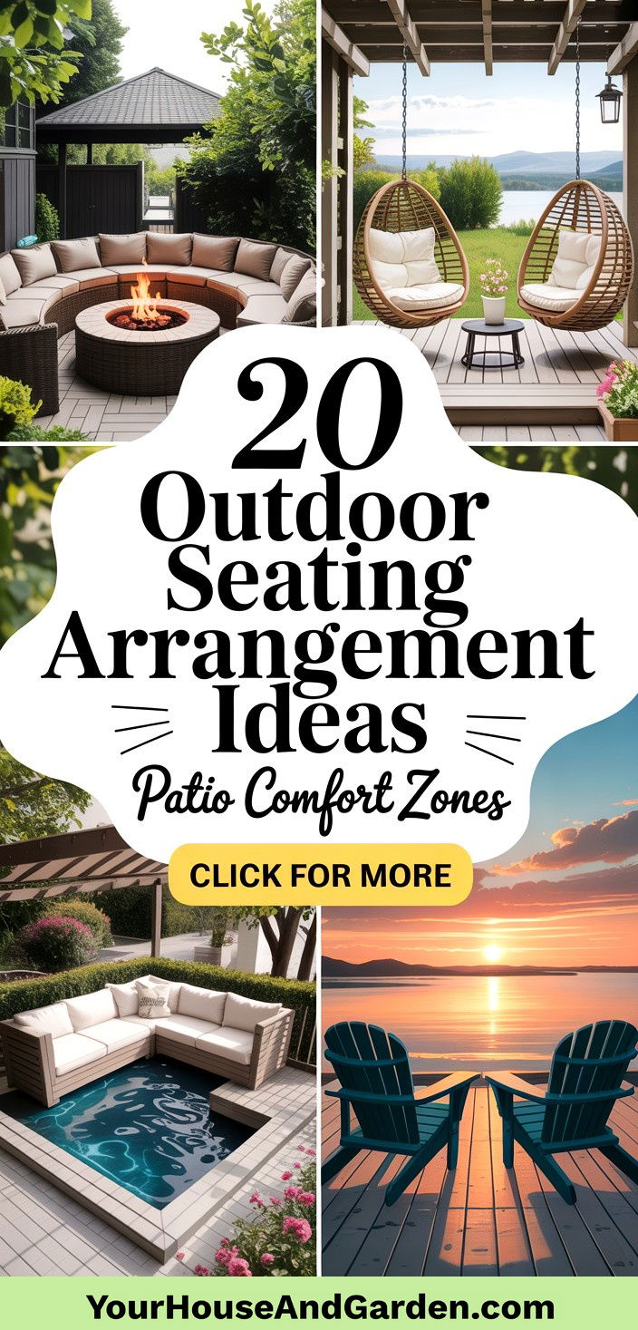 20 Comfortable Outdoor Seating Arrangement Inspirations - 20 Comfortable Outdoor Seating Arrangement Inspirations
