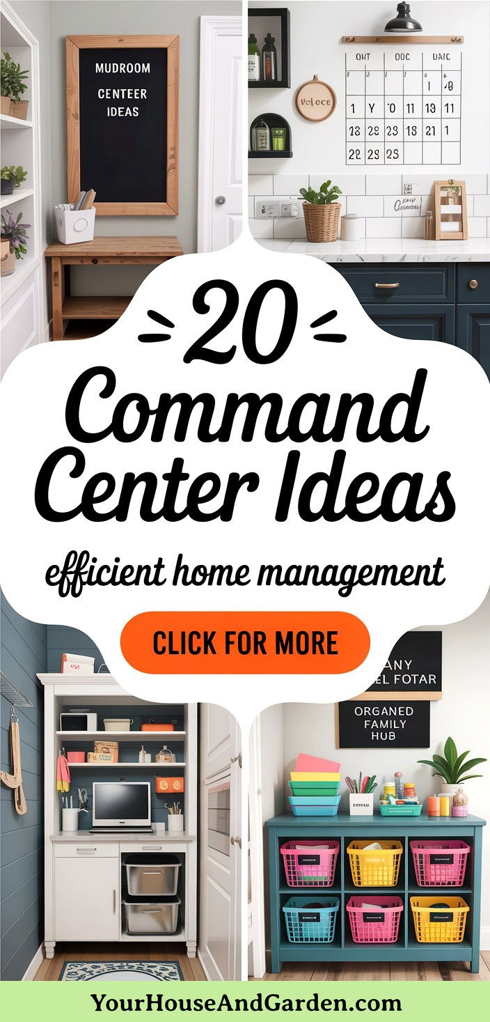 20 Command Center Ideas for Efficient Home Management - 20 Command Center Ideas for Efficient Home Management