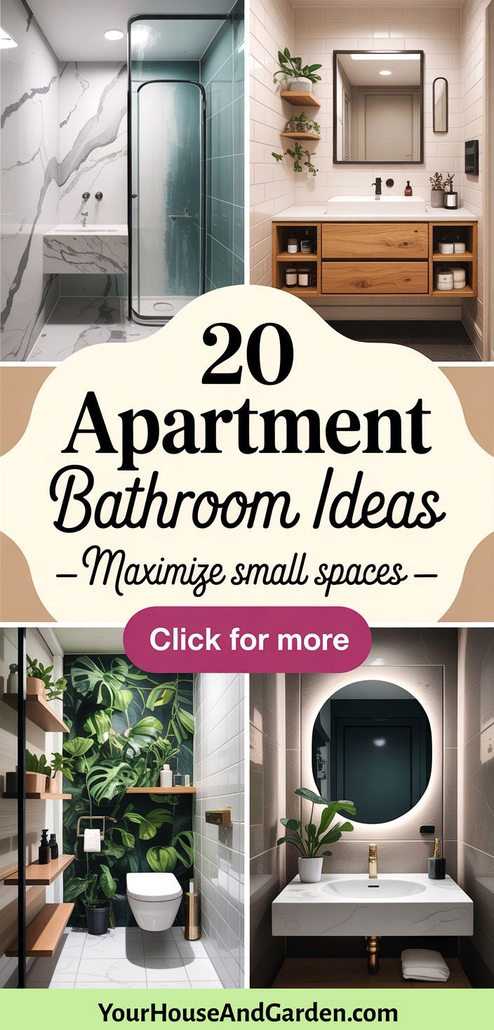 Compact Luxury 20 Apartment Bathroom Ideas for Small Spaces