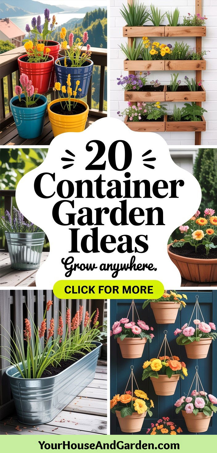20 Container Garden Ideas for Creative Small Spaces - 20 Container Garden Ideas for Creative Small Spaces