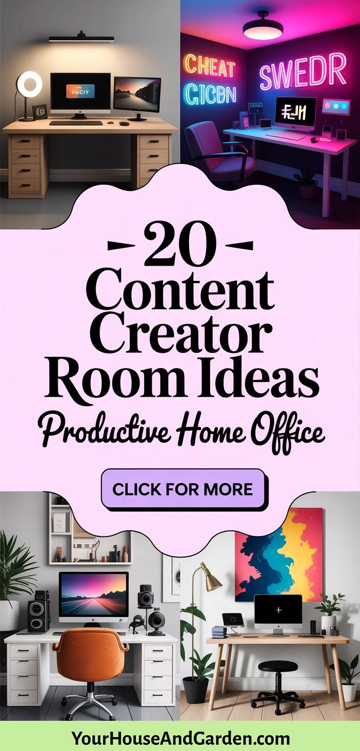20 Content Creator Room Ideas for a Productive Home Office - 20 Content Creator Room Ideas for a Productive Home Office