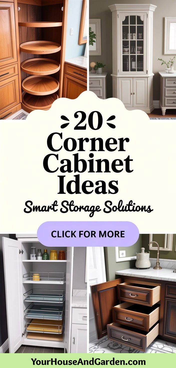 20 Corner Cabinet Ideas Space-Saving Storage Solutions