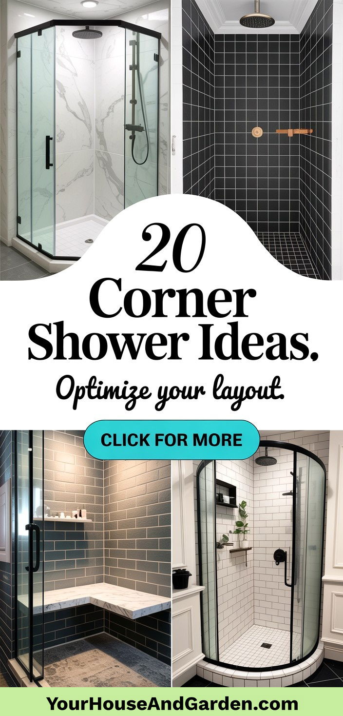 20 Corner Shower Ideas to Optimize Bathroom Layouts - 20 Corner Shower Ideas to Optimize Bathroom Layouts