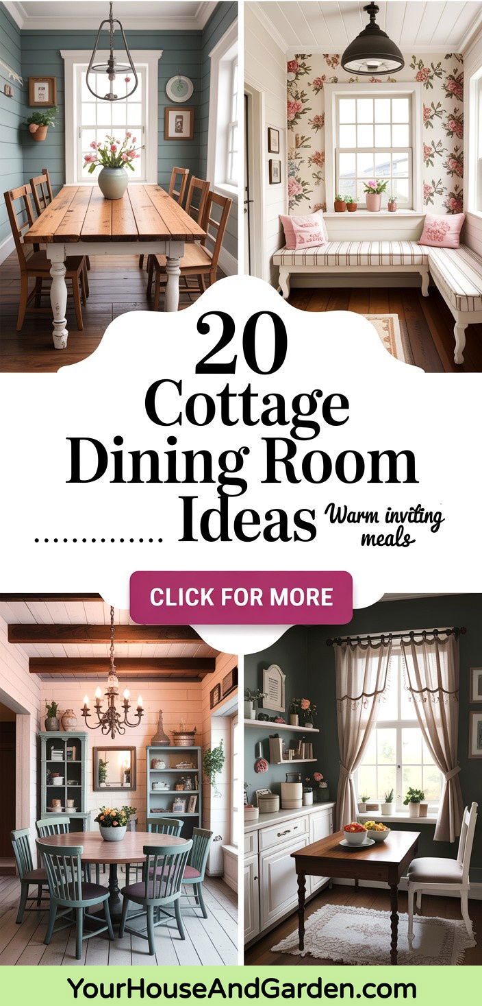 20 Cottage Dining Room Ideas for Warm Inviting Meals - 20 Cottage Dining Room Ideas for Warm, Inviting Meals