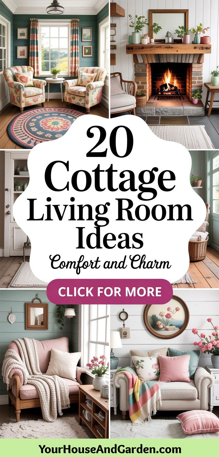 20 Cottage Living Room Ideas for Comfort and Inviting Charm - 20 Cottage Living Room Ideas for Comfort and Inviting Charm
