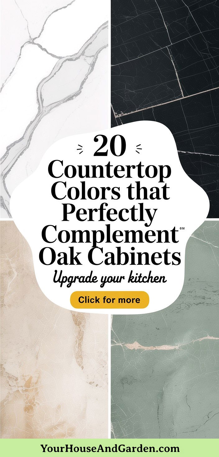 20 Countertop Colors That Perfectly Complement Oak Cabinets - 20 Countertop Colors That Perfectly Complement Oak Cabinets