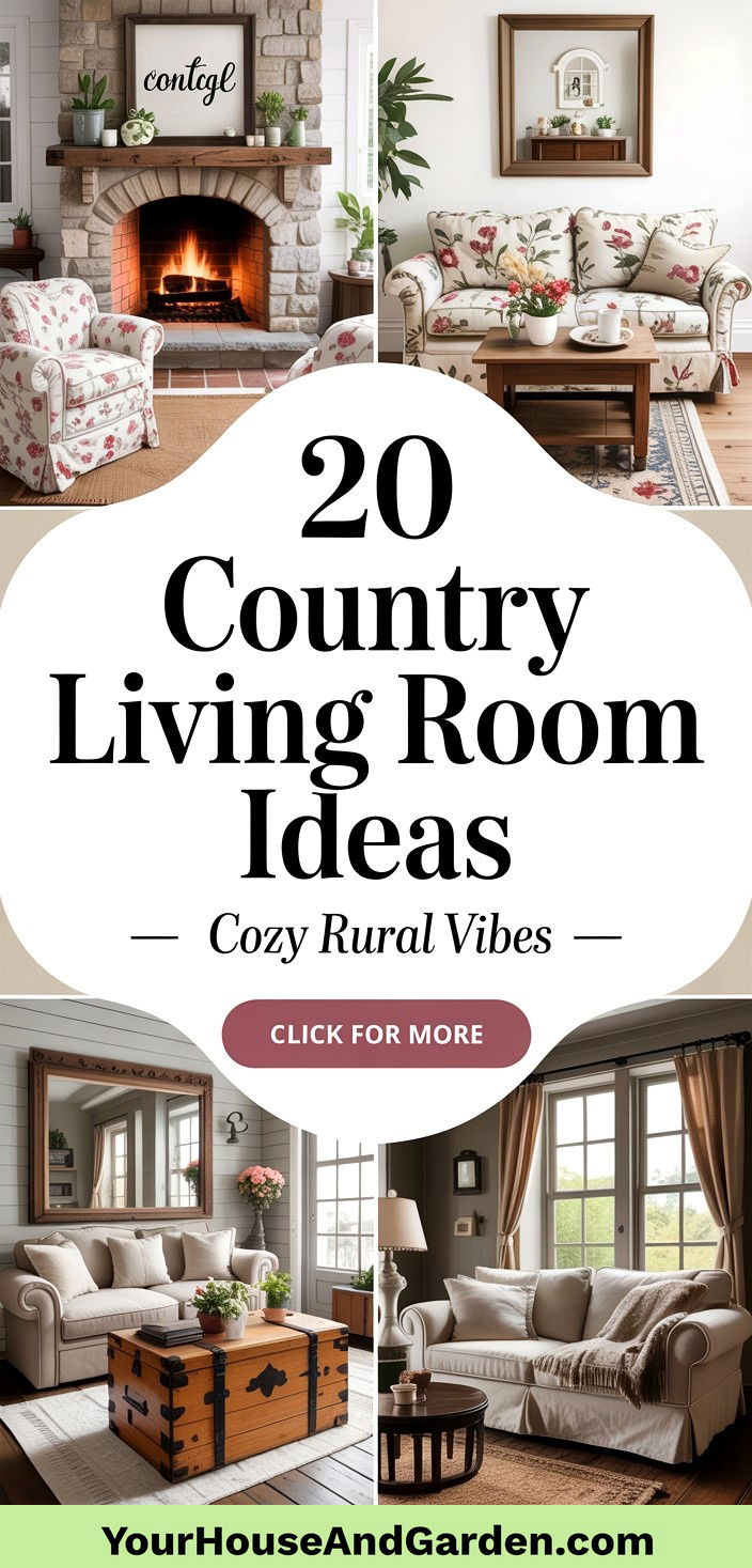 20 Country Living Room Ideas for a Cozy Inviting Space - 20 Country Living Room Ideas for a Cozy, Inviting Space