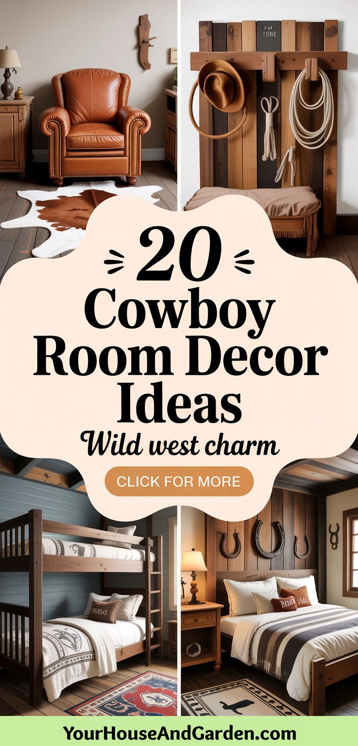 20 Cowboy Room Decor Ideas Western Style Inspiration