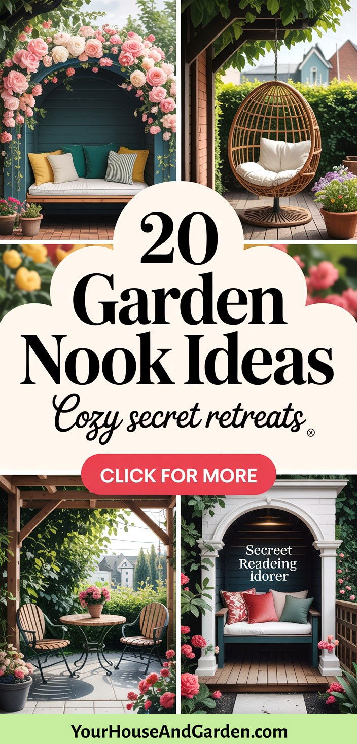 20 Cozy Garden Nook Ideas for Your Secret Retreat - 20 Cozy Garden Nook Ideas for Your Secret Retreat